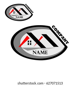 Real Estate vector logo design template. House abstract concept icon