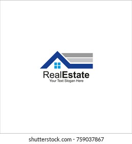 Real estate vector logo, design template