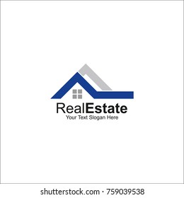 Real estate vector logo, design template