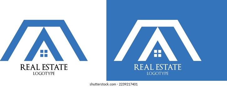 Real Estate Vector Logo Design,Construction Architecture Building Logo Design Template Element.