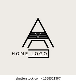 Real estate vector logo. House for sale or build a sign template. Entity, rent, sell, buy, investment, or business identity. with a minimalist home logo that is simple but elegant