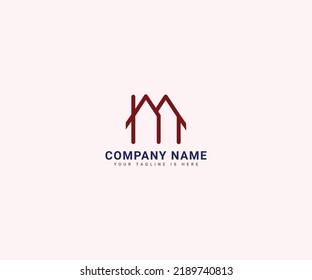 Vector inmobiliario, logotipo, icono, diseño de letras. Estilo de lujo con un toque hexa.