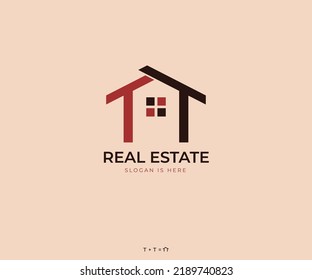 Real Estate vector, logo, icon, letter design. Luxury style with some hexa color.