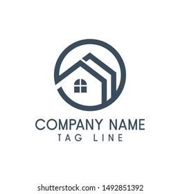 Real Estate Vector Logo Symbol