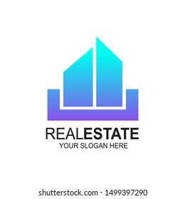 real estate vector logo symbol