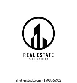 Real estate vector logo template