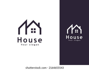 Real Estate Vector Logo Template, Modern House and property logo
