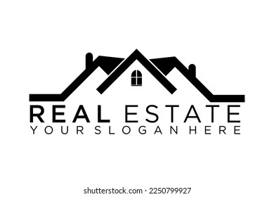 Logo für Immobilien-Vektorgrafik