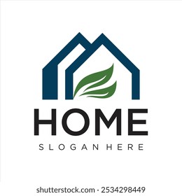Inmobiliaria Vector Logo Plantilla Casa moderna y logotipo de la propiedad
