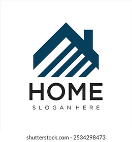 Inmobiliaria Vector Logo Plantilla Casa moderna y logotipo de la propiedad