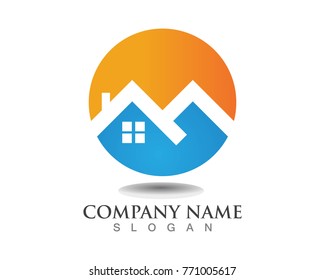 Real estate vector logos