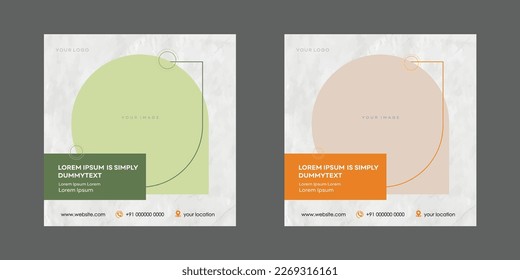 Real estate Vector Social Media Template Layered
