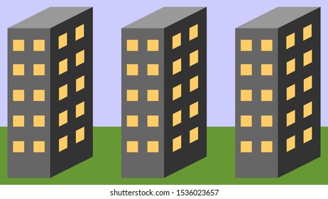 Real estate vectors design. Banners real estate icons, building icon