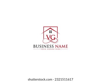 Real Estate Vg gv Business Logo Symbol