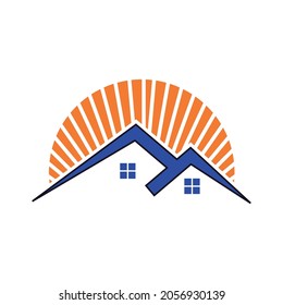 Real estate vintage based logo designing