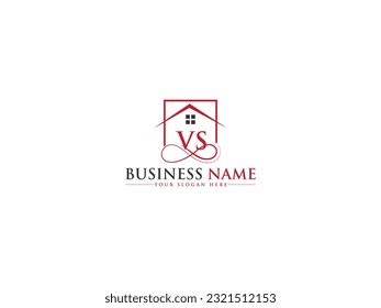 Real Estate VS sv Business Logo Symbol