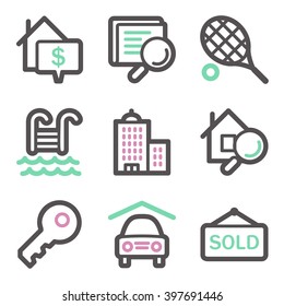 Iconos de la web inmobiliaria