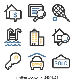 Real estate web icons