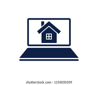 real estate website glyph icon , designed for web and app