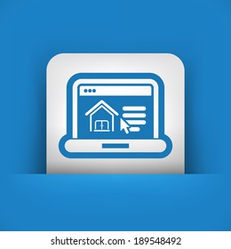 Real estate website icon