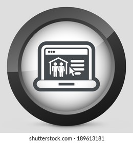 Real estate website icon