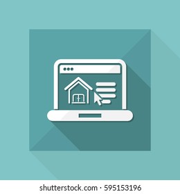 Real estate website icon