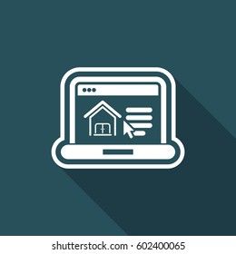 Real estate website icon