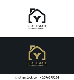 Real Estate Y initials logo, Property and Construction Y Logo design Vector, colorful homes logo concept Real estate service, construction, Growth house, home logo concept