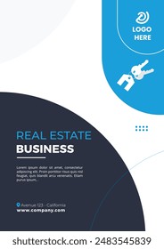 Real estates flyer Real Estate Social Media Post Template, Editable Template Social Media Banners. Corporate Business  A4 size 
 Modern Property Interior