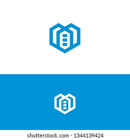 Real estates vector logo