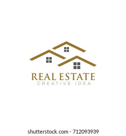 Real Estste Logo Stock Vector (Royalty Free) 712093939 | Shutterstock