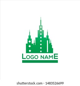 Real Etate logo Design Template. Tower logo design.