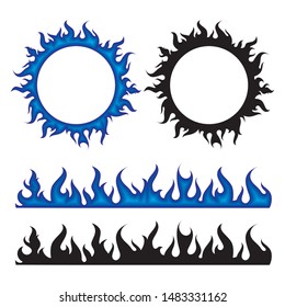 real fire for design purposes