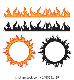 real fire for design purposes