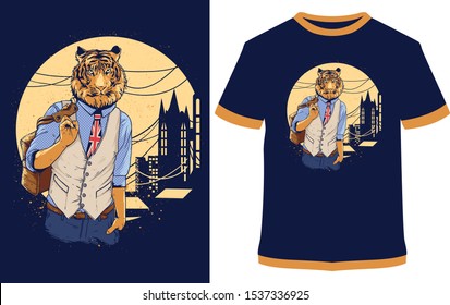 The Real Hunter Live in The Woods - Vector graphic, typographic poster, vintage, label, badge, logo, icon or t-shirt