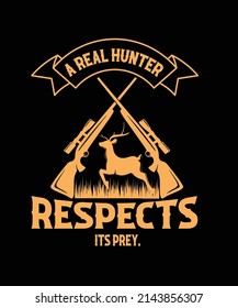 Un verdadero cazador respeta su presa