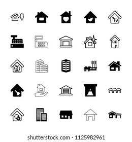 Real Icons Set 25 Editable Filled Stock Vector (Royalty Free) 795497899 ...