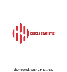 Real Invest - vector logo template concept. Economic finance investment sign. Business symbol. Arrows recycle and infographic bar. Design element.