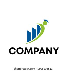 Real Invest - vector logo template concept. Economic finance investment sign. Business symbol