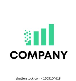 Real Invest - vector logo template concept. Economic finance investment sign. Business symbol