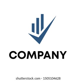 Real Invest - vector logo template concept. Economic finance investment sign. Business symbol