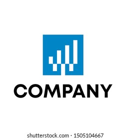 Real Invest - vector logo template concept. Economic finance investment sign. Business symbol