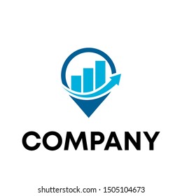 Real Invest - vector logo template concept. Economic finance investment sign. Business symbol