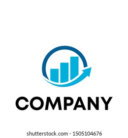 Real Invest - vector logo template concept. Economic finance investment sign. Business symbol