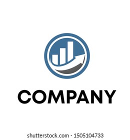 Real Invest - vector logo template concept. Economic finance investment sign. Business symbol