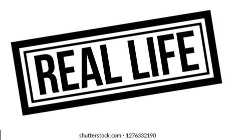 Real life typographic stamp, sign, label. Black rubber stamp series.