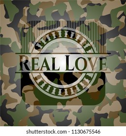 Real Love camouflage emblem