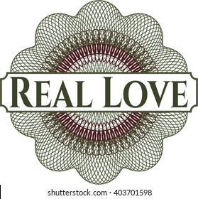 Real Love rosette
