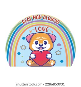 Real Man Always Love Pugs eps file