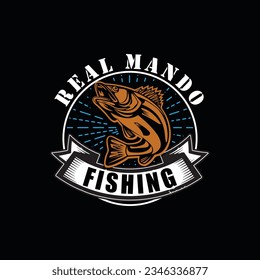 REAL MAN DO FISHING, CREATIVE FISHING T SHIRT DESIGN